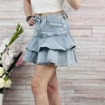 Пола Denim с Волани